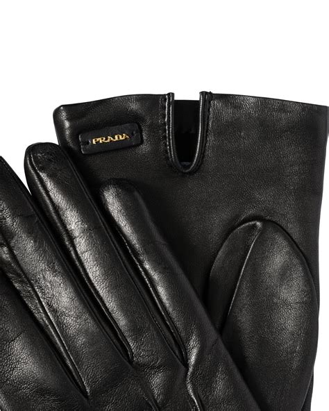 prada gloves women's|Prada leather gloves.